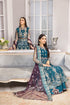 Alizeh Embroidered Net 3 Piece Suit Benafsha