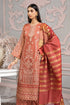 Alizeh Embroidered Organza 3 Piece Suit Naranj