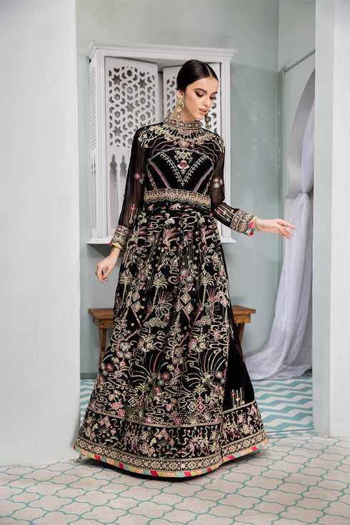 Alizeh Embroidered Chiffon 3 Piece Suit Azha