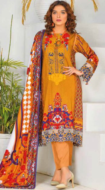 Lailaa's Ready to Wear Linen 3 Piece Suit - LSK02