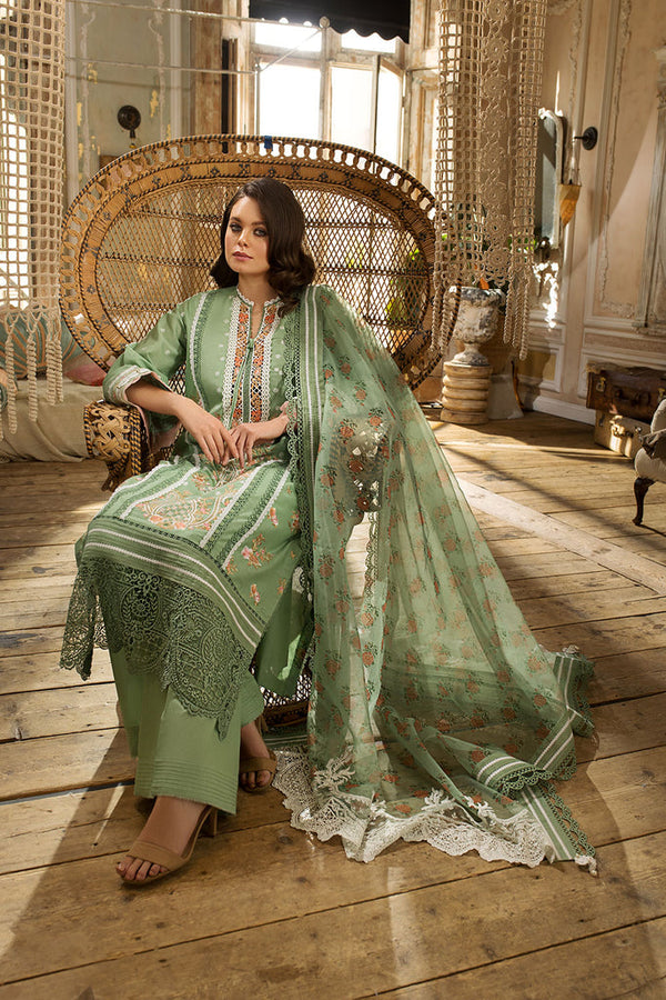 Sobia Nazir Embroidered Lawn 3 Piece suit DESIGN 10A