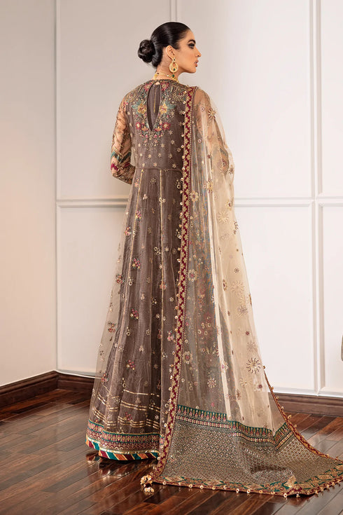 Baroque Embroidered Chiffon 3 piece suit CH09-02