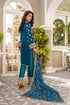 Lush Embroidered Chiffon 3 Piece Suit L-106