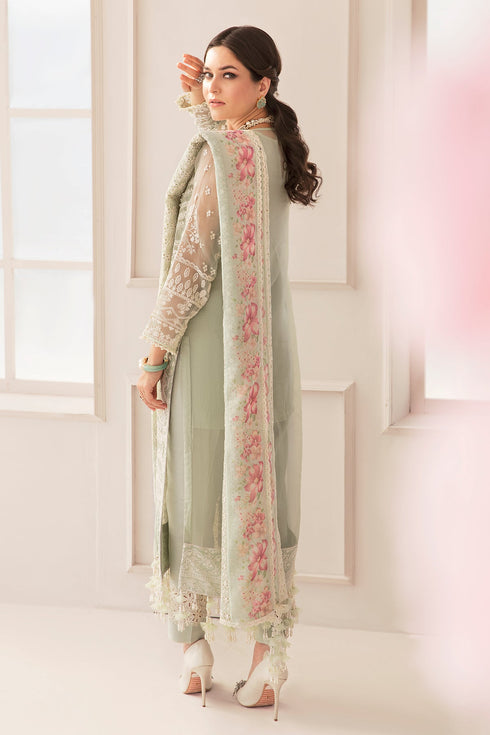 Baroque Embroidered Chiffon 3 piece suit CH11-01