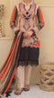 Rafia Digital Printed Embroidered Lawn 3 Piece Suit DC3-04