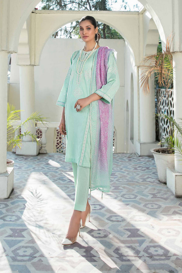 Tawakkal  Embroidered Lawn 3 Piece Suit D-8700