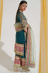 Fressia Embroidered Organza 3 piece suit Zarminay FFG-0017