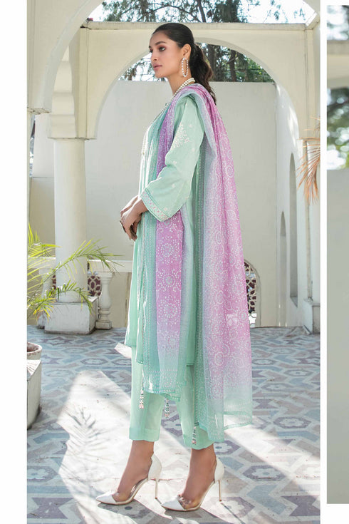 Tawakkal  Embroidered Lawn 3 Piece Suit D-8700