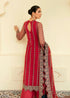 Akbar Aslam Embroidered Net 3 Piece Suit CARDINAL