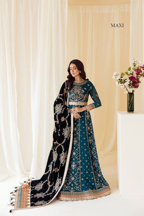 Alizeh Embroidered Chiffon 3 Piece Suit Dasht-e-Naz