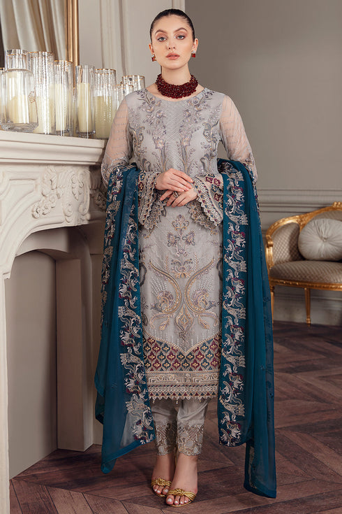 Ramsha Embroided Chiifon 3 Piece suit A-503