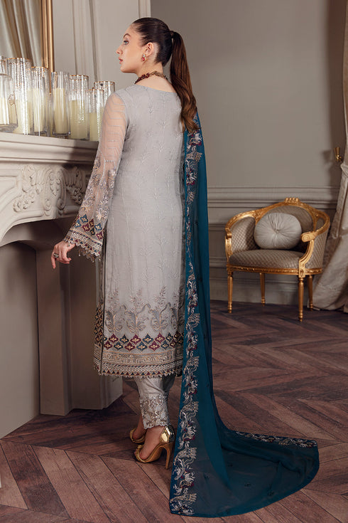 Ramsha Embroided Chiifon 3 Piece suit A-503