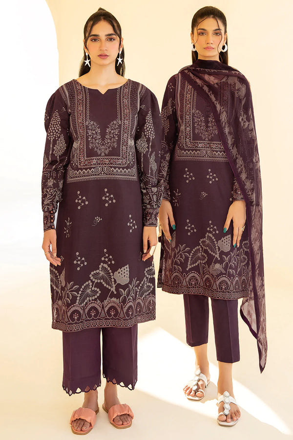 Ramsha Digital Printed Khaddar 3 Piece suit E-208