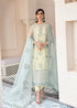 Akbar Aslam Organza Embroidered  suit ACIRA