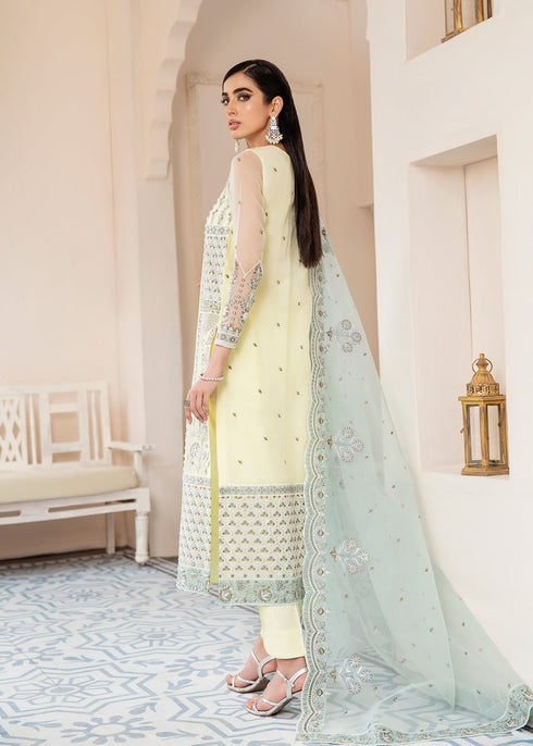 Akbar Aslam Organza Embroidered  suit ACIRA