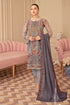 Ramsha Embroided Organza 3 Piece suit M-610