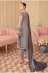 Ramsha Embroided Organza 3 Piece suit M-610