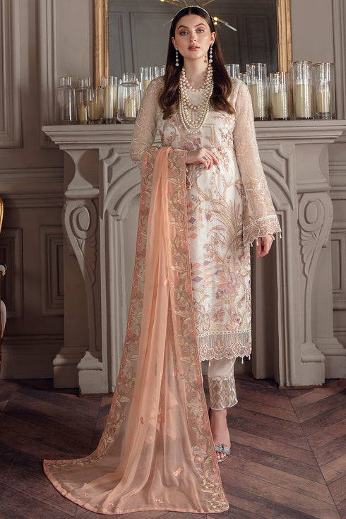 Ramsha Embroided Chiifon 3 Piece suit A-505