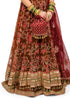 Hussain Rehar Embroidered Organza 3 Piece Suit Suhaag