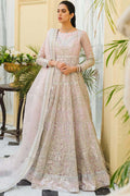 Maryum N Maria Embroidered Organza 3 Piece Suit Plush Pink