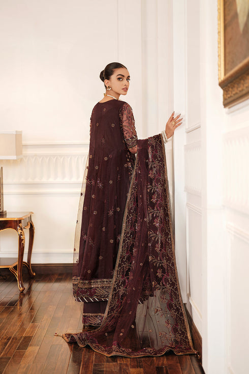 Farasha Embroidered NET 3 piece suit CELINE