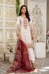 Lush Embroidered Organza 3 Piece Suit L-110