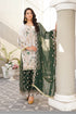 Lush Embroidered Chiffon 3 Piece Suit L-103