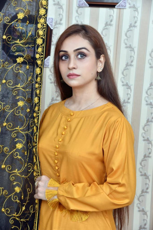 Haniya Linen 3 Piece Suit H-14