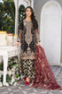 Lush Embroidered Organza 3 Piece Suit L-117