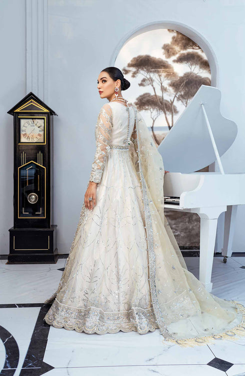 Embroidered Organza Bridal Dress MBM-0034