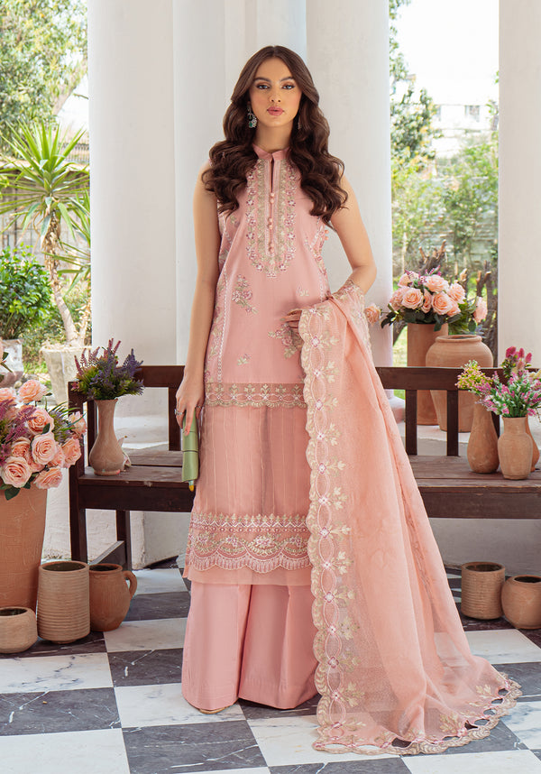 Zarqash Embroidered Lawn 3 Piece suit ZQ 11B