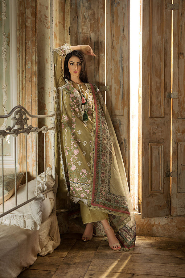 Sobia Nazir Embroidered Lawn 3 Piece suit DESIGN 4B