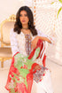 Inayas Embroidered  Linen 3 Piece Suit I-104