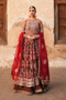 Hussain Rehar Embroidered Organza 3 Piece Suit Suhaag