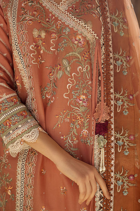 Sobia Nazir Embroidered Lawn 3 Piece suit DESIGN 9A