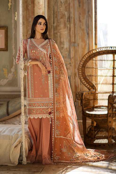 Sobia Nazir Embroidered Lawn 3 Piece suit DESIGN 9A