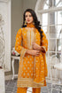 Lush Embroidered Chiffon 3 Piece Suit L-107