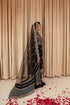 Farasha Embroidered Net 3 piece suit Safeena