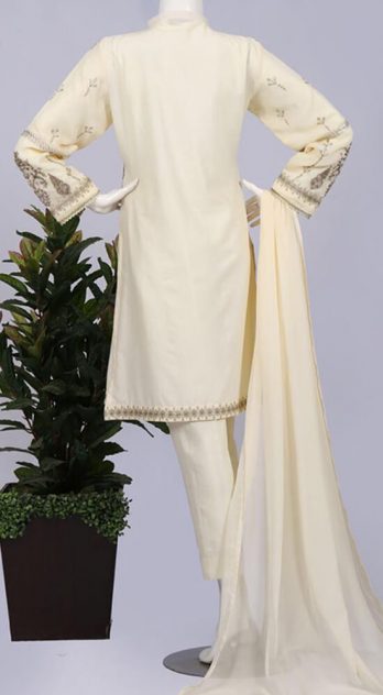 Rafia Luxury Embroidered Cotton 3 Piece Suit - CTN326