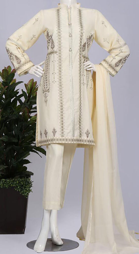 Rafia Luxury Embroidered Cotton 3 Piece Suit - CTN326