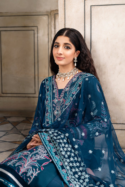 Ramsha Embroidered Lawn 3 Piece suit Z-501