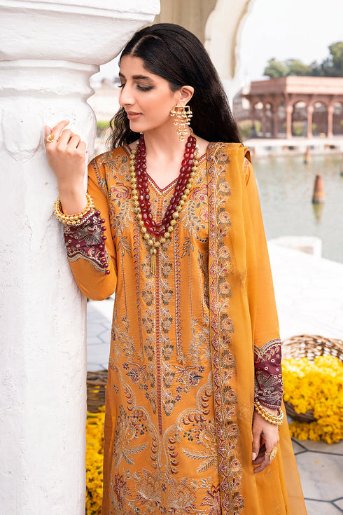 Ramsha Embroidered Lawn 3 Piece suit Z-506