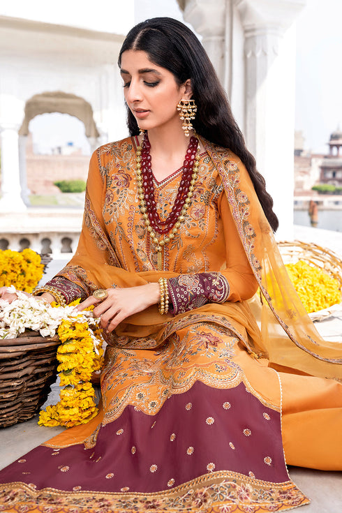 Ramsha Embroidered Lawn 3 Piece suit Z-506