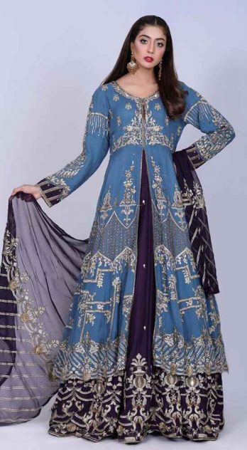 Rafia Luxury Embroidered Chiffon 3 Piece Suit - N2163