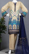 Rafia Luxury Embroidered Cotton 3 Piece Suit - DPC95