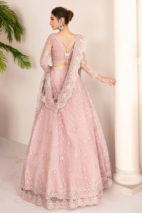 Baroque Embroidered Net 3 piece suit CH08-01