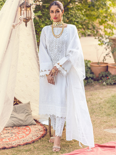 Salitex Embroidered Lawn 3 Piece suit RE-00004B