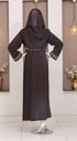 Rafia Embroidered Viscose 2 Piece Abaya G228