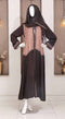 Rafia Embroidered Viscose 2 Piece Abaya G228
