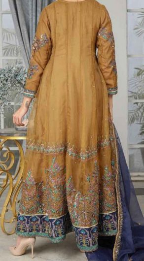 Rafia Embroidered Chiffon 3 Piece Suit N2150